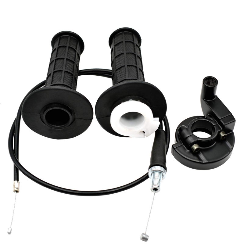 Royitay Twist Throttle Assembly and 36" Throttle Cable for Yamaha SSR Coolster Roketa SDG NST X-Treme 50cc 70cc 110cc 125cc Engine Dirt Bikes Pit Bike - Image 1